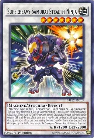 Image for Superheavy Samurai Stealth Ninja (2017 Mega-Tins Mega Pack) (MP17-EN203) - YuGiOh