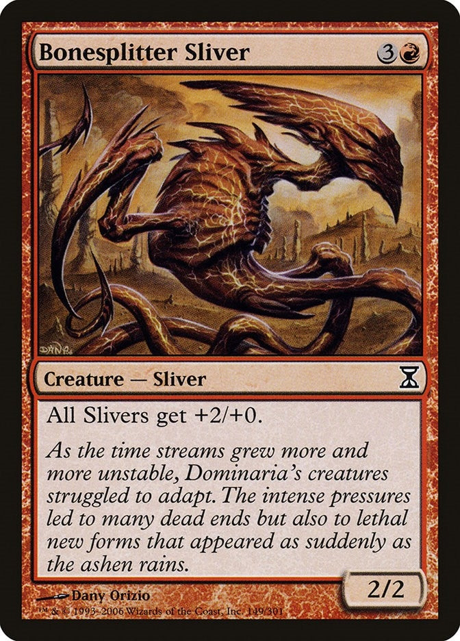 Image for Bonesplitter Sliver (Time Spiral) (149) - Magic: The Gathering