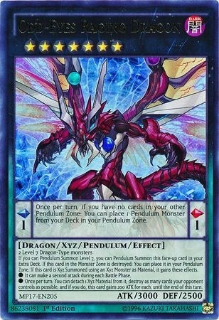 Image for Odd-Eyes Raging Dragon (2017 Mega-Tins Mega Pack) (MP17-EN205) - YuGiOh