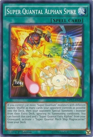 Image for Super Quantal Alphan Spike (2017 Mega-Tins Mega Pack) (MP17-EN216) - YuGiOh