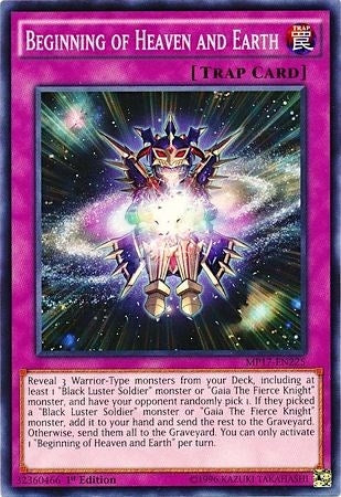 Image for Beginning of Heaven and Earth (2017 Mega-Tins Mega Pack) (MP17-EN225) - YuGiOh