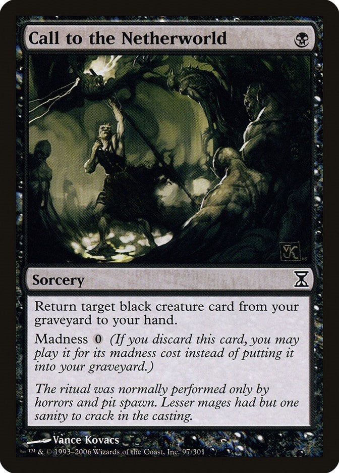 Image for Call to the Netherworld (Time Spiral) (97) - Magic: The Gathering