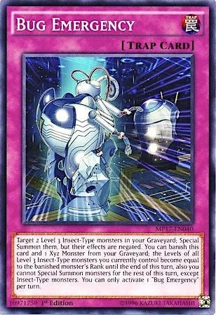 Image for Bug Emergency (2017 Mega-Tins Mega Pack) (MP17-EN040) - YuGiOh