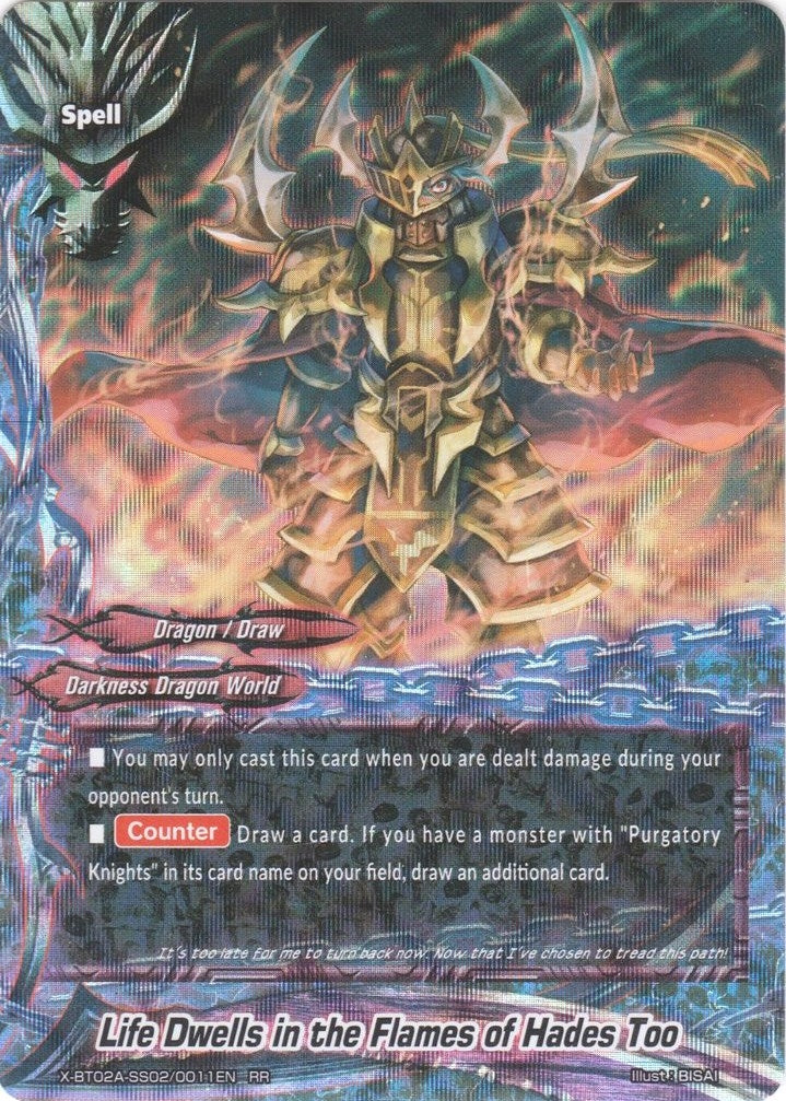 Image for Life Dwells in the Flames of Hades Too (Evolution & Mutation) (X-BT02A-SS02/0011EN) - Future Card BuddyFight