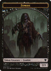 Image for Zombie // Gold Double-Sided Token (Commander 2017) (5 // 10) - Magic: The Gathering