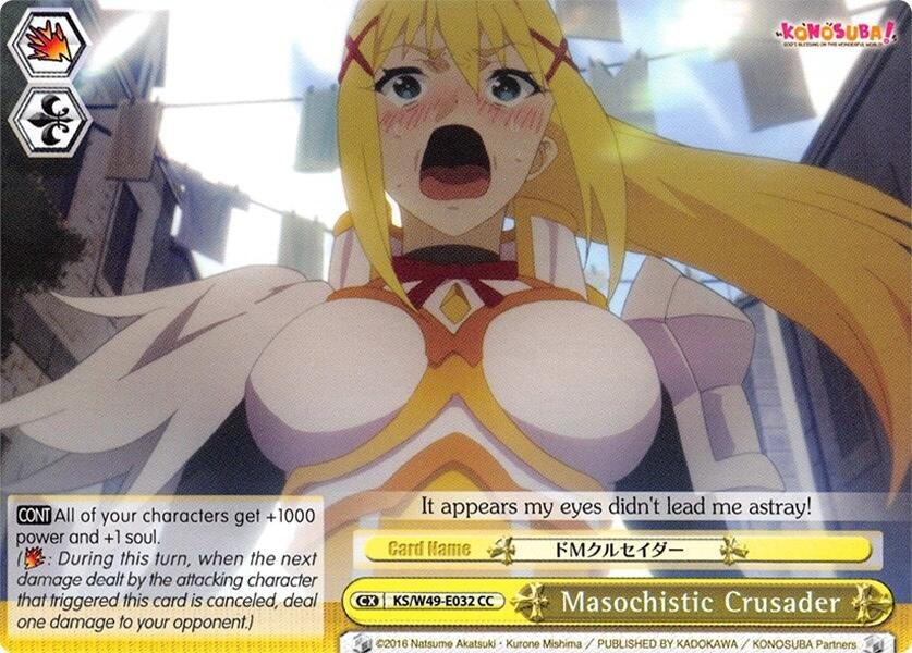 Image for Masochistic Crusader (KonoSuba) (KS/W49-E032 CC) - Weiss Schwarz