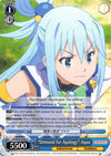 Image for "Demand for Apology" Aqua (KonoSuba) (KS/W49-E093 C) - Weiss Schwarz