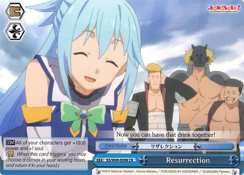 Image for Resurrection (KonoSuba) (KS/W49-E098 CR) - Weiss Schwarz