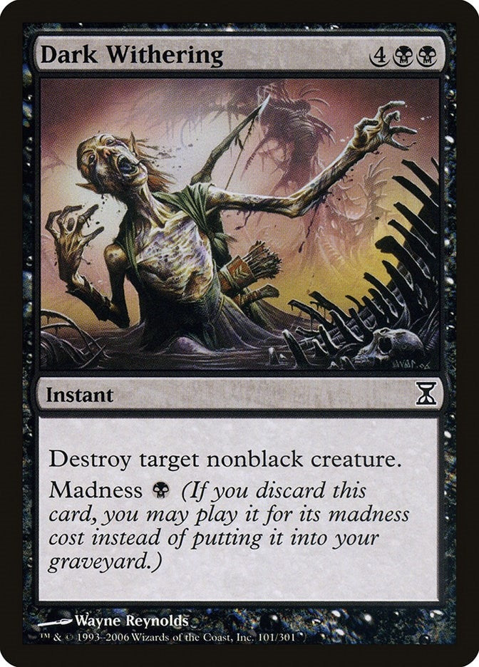 Image for Dark Withering (Time Spiral) (101) - Magic: The Gathering