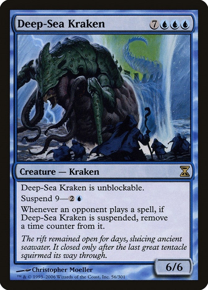 Image for Deep-Sea Kraken (Time Spiral) (56) - Magic: The Gathering