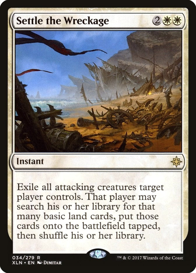Image for Settle the Wreckage (Ixalan) (34) - Magic: The Gathering