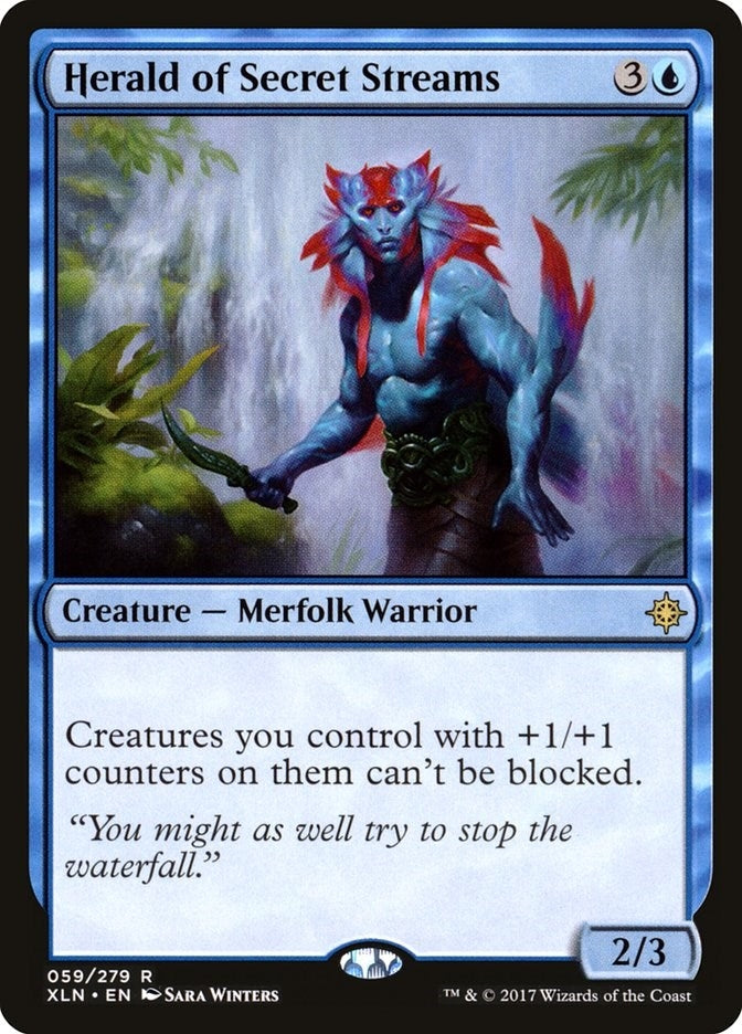 Image for Herald of Secret Streams (Ixalan) (59) - Magic: The Gathering