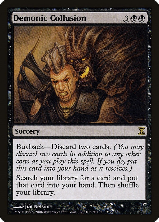 Image for Demonic Collusion (Time Spiral) (103) - Magic: The Gathering