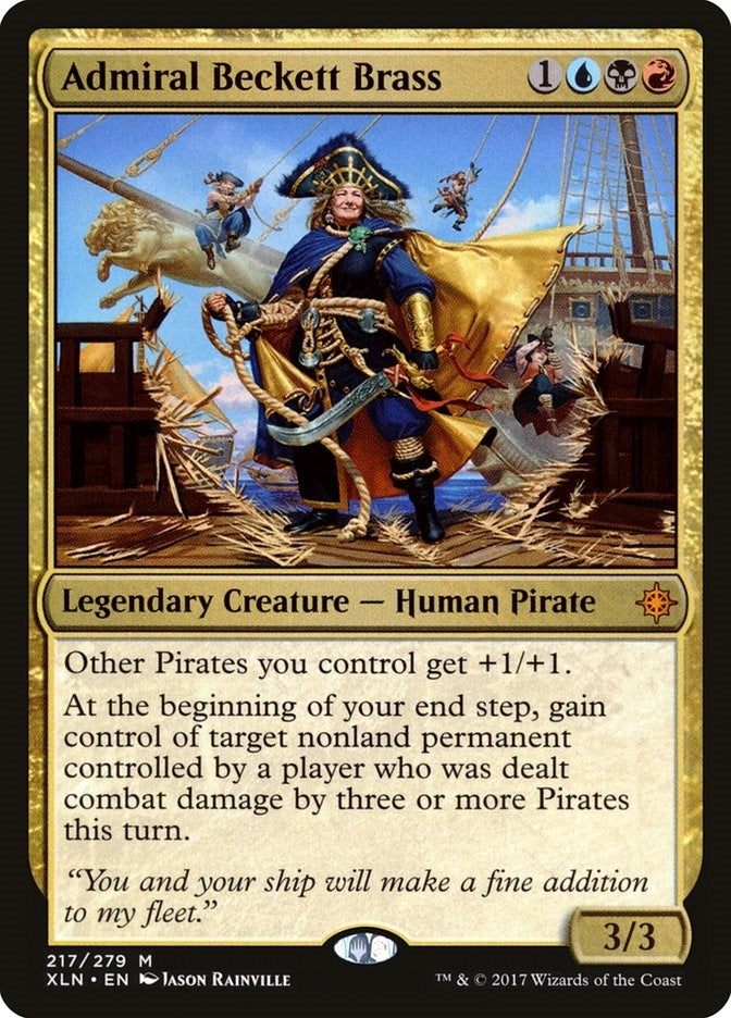 Image for Admiral Beckett Brass (Ixalan) (217) - Magic: The Gathering