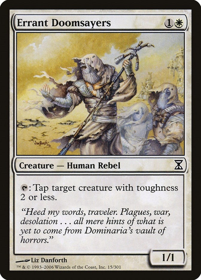 Image for Errant Doomsayers (Time Spiral) (15) - Magic: The Gathering