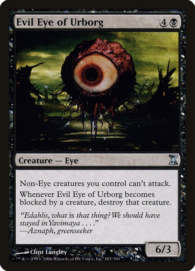 Image for Evil Eye of Urborg (Time Spiral) (107) - Magic: The Gathering