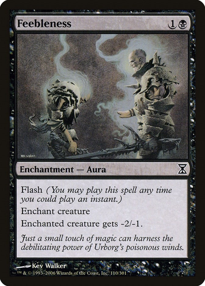 Image for Feebleness (Time Spiral) (110) - Magic: The Gathering