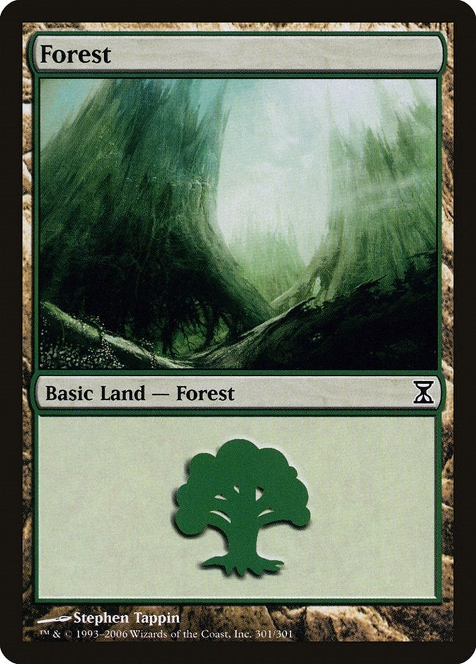 Image for Forest (301) (Time Spiral) (301) - Magic: The Gathering
