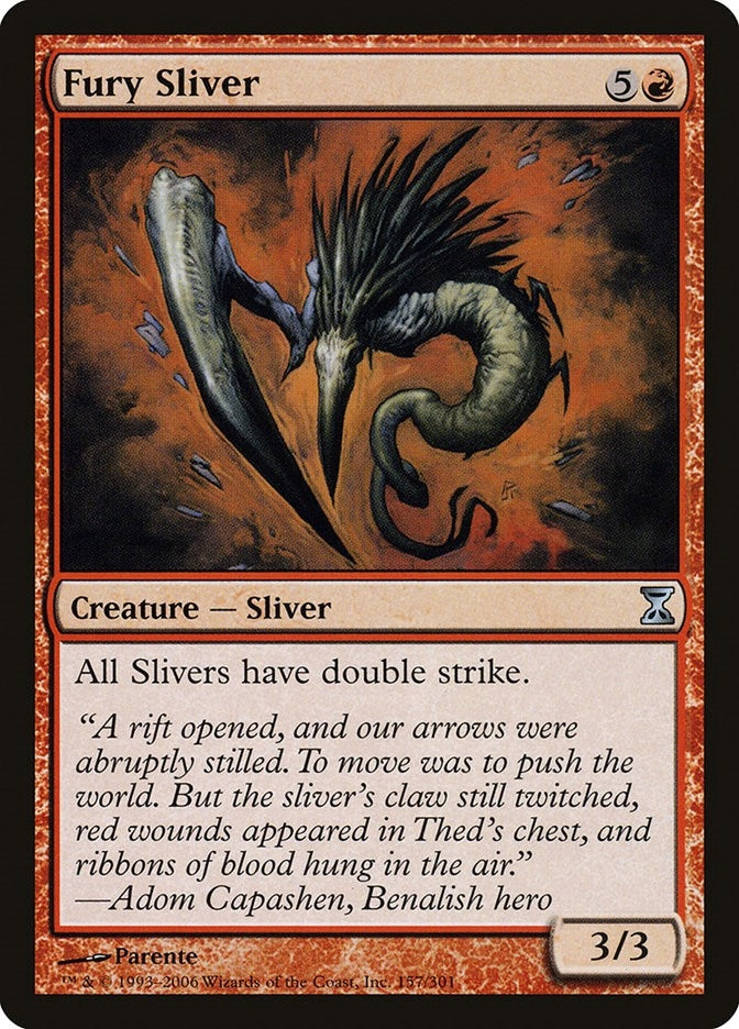 Image for Fury Sliver (Time Spiral) (157) - Magic: The Gathering