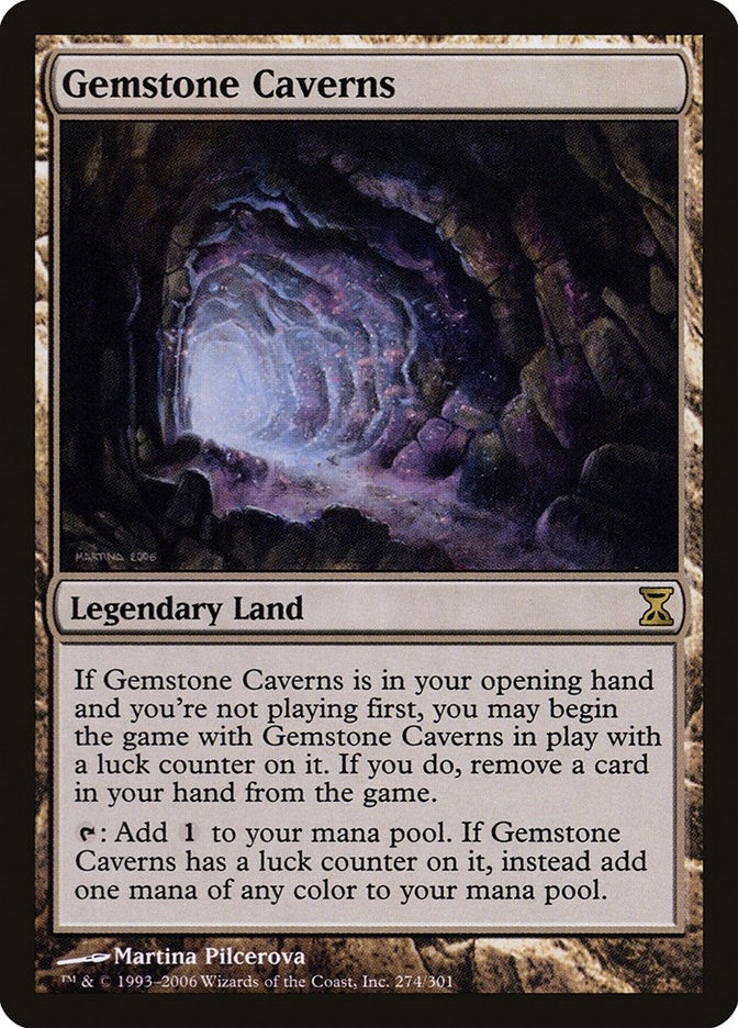 Image for Gemstone Caverns (Time Spiral) (274) - Magic: The Gathering