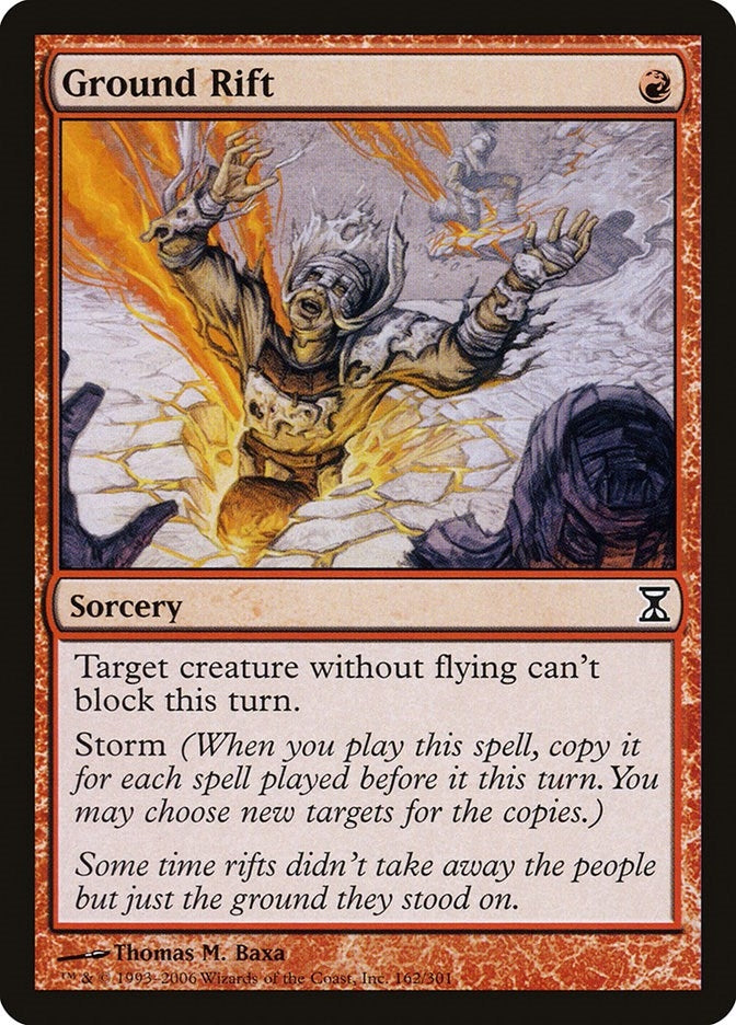 Image for Ground Rift (Time Spiral) (162) - Magic: The Gathering
