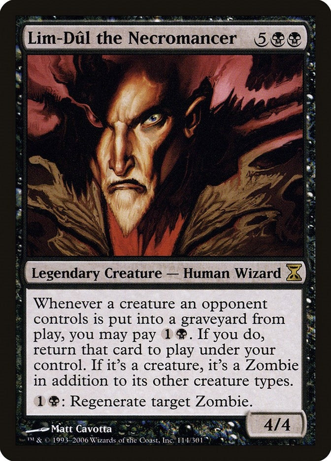 Image for Lim-Dul the Necromancer (Time Spiral) (114) - Magic: The Gathering