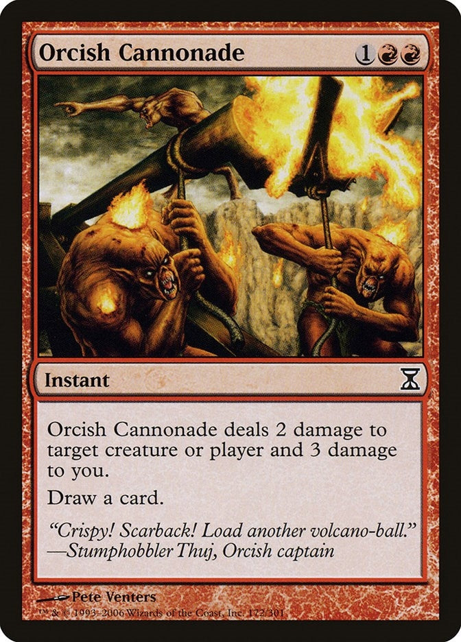 Image for Orcish Cannonade (Time Spiral) (172) - Magic: The Gathering