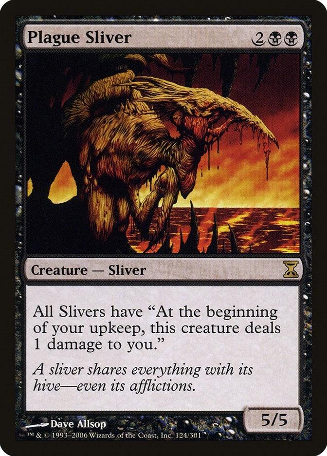 Image for Plague Sliver (Time Spiral) (124) - Magic: The Gathering