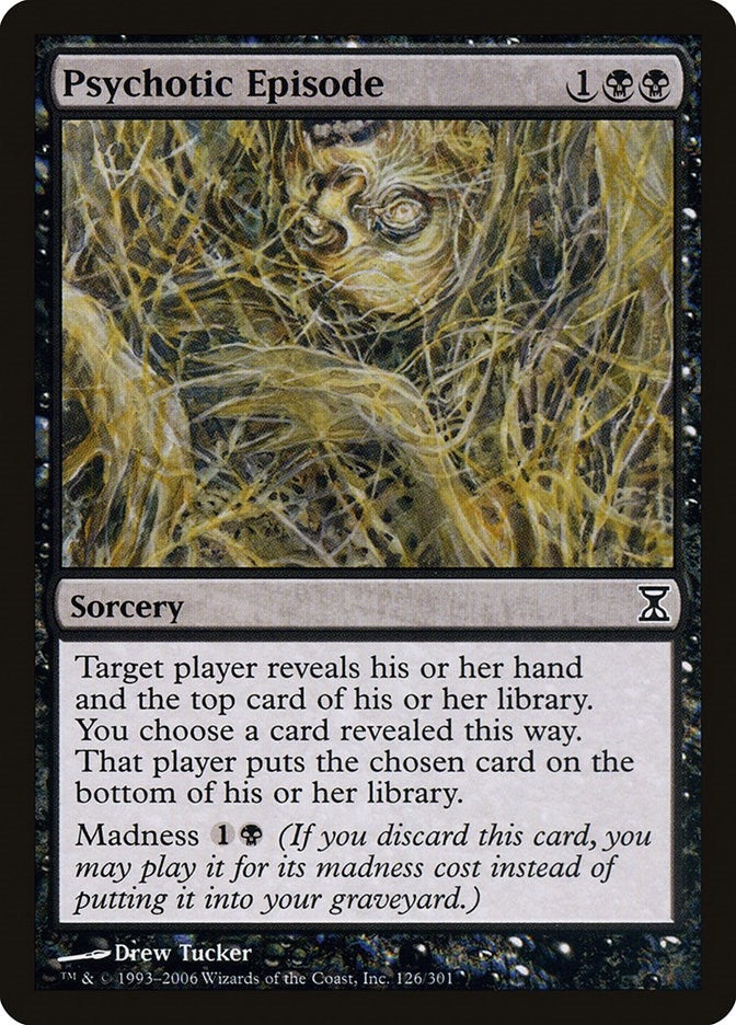 Image for Psychotic Episode (Time Spiral) (126) - Magic: The Gathering
