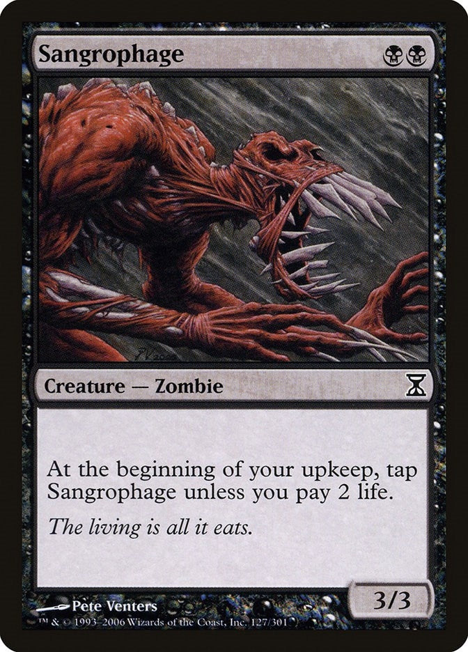 Image for Sangrophage (Time Spiral) (127) - Magic: The Gathering