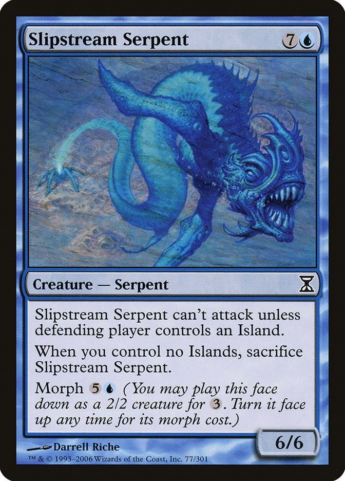 Image for Slipstream Serpent (Time Spiral) (77) - Magic: The Gathering