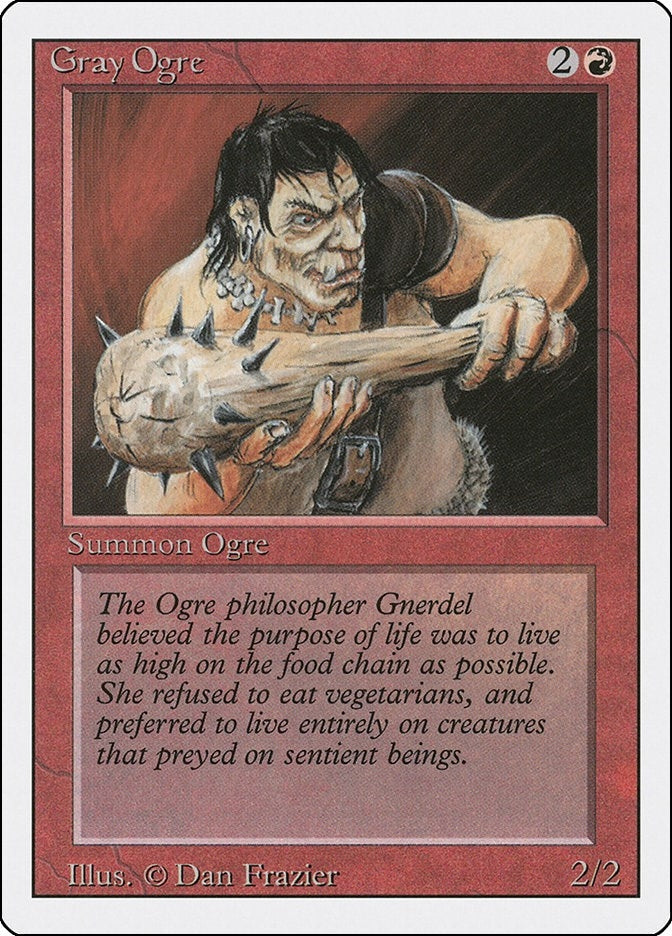 Image for Gray Ogre (Revised Edition) - Magic: The Gathering