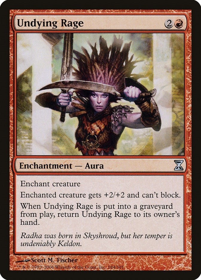 Image for Undying Rage (Time Spiral) (184) - Magic: The Gathering