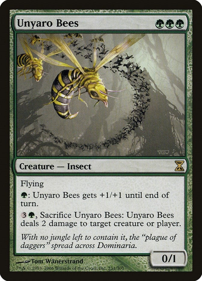 Image for Unyaro Bees (Time Spiral) (231) - Magic: The Gathering