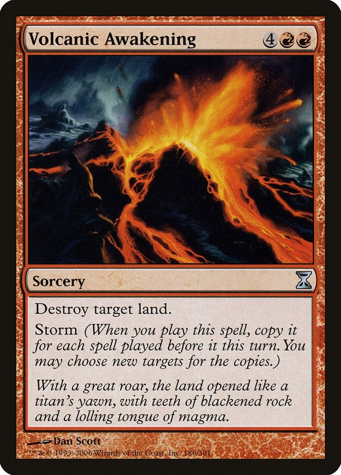 Image for Volcanic Awakening (Time Spiral) (186) - Magic: The Gathering