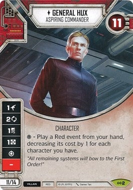 Image for General Hux - Aspiring Commander (Card Only) (Empire at War) (2) - Star Wars: Destiny