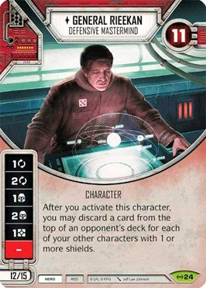 Image for General Rieekan - Defensive Mastermind (Card Only) (Empire at War) (24) - Star Wars: Destiny