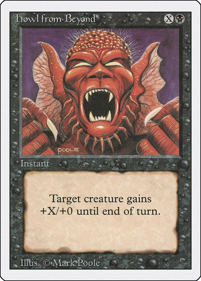 Image for Howl from Beyond (Revised Edition) - Magic: The Gathering