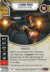 Image for Sabine Wren - Explosives Expert (Card Only) (Empire at War) (40) - Star Wars: Destiny