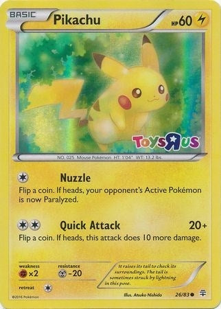 Image for Pikachu - 26/83 (Toys R Us) (Miscellaneous Cards & Products) (026/083) - Pokemon