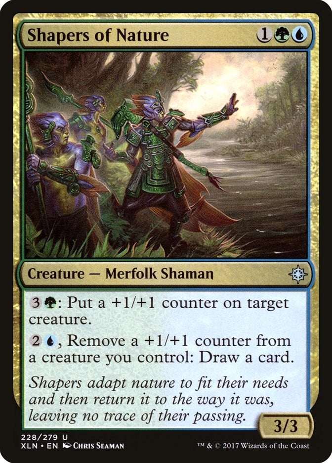 Image for Shapers of Nature (Ixalan) (228) - Magic: The Gathering