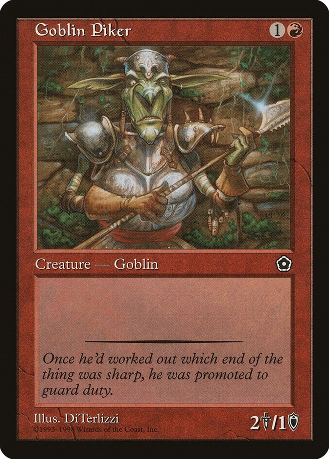 Image for Goblin Piker (Portal Second Age) - Magic: The Gathering