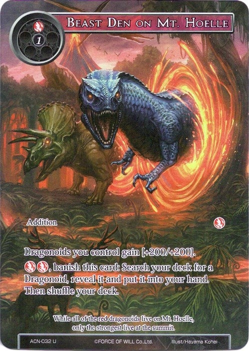 Image for Beast Den on Mt. Hoelle (Full Art) (Ancient Nights) (ACN-032) - Force of Will