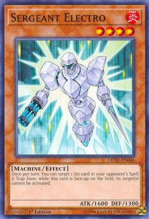 Image for Sergeant Electro (Legendary Duelists) (LEDU-EN046) - YuGiOh