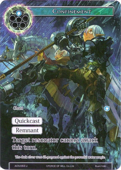 Image for Confinement (Full Art) (Ancient Nights) (ACN-063) - Force of Will