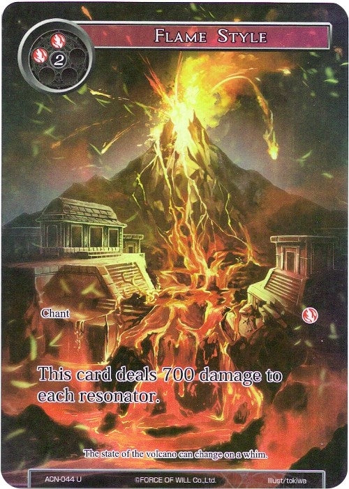 Image for Flame Style (Full Art) (Ancient Nights) (ACN-044) - Force of Will