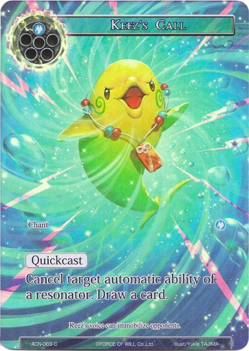 Image for Keez's Call (Full Art) (Ancient Nights) (ACN-069) - Force of Will