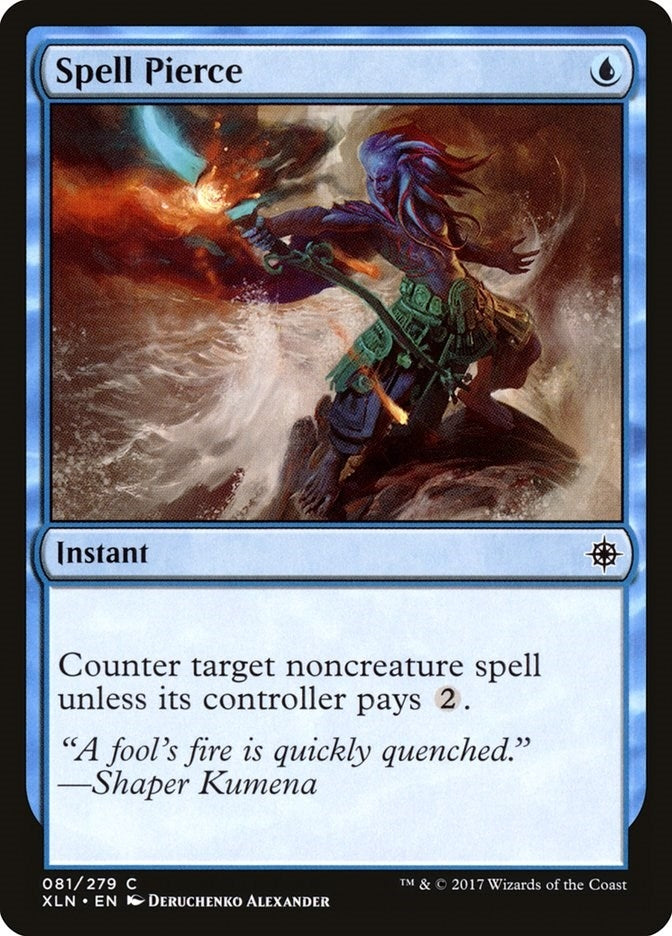 Image for Spell Pierce (Ixalan) (81) - Magic: The Gathering