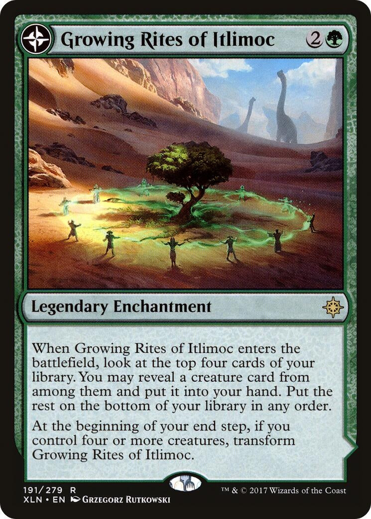 Image for Growing Rites of Itlimoc (Ixalan) (191) - Magic: The Gathering