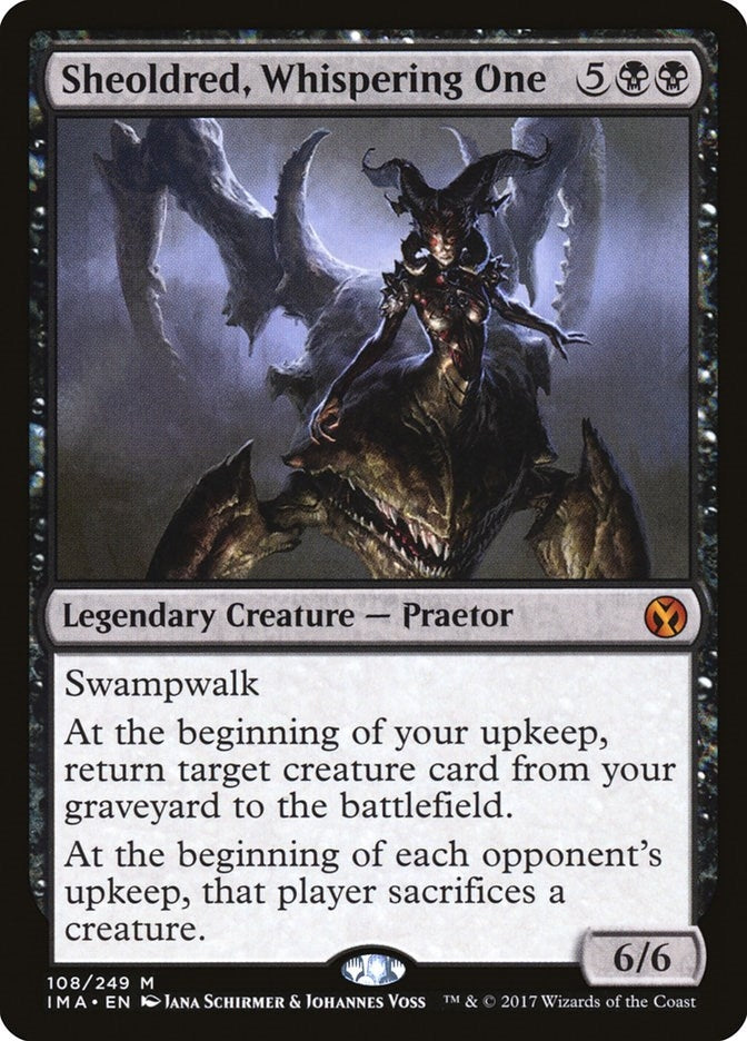 Image for Sheoldred, Whispering One (Iconic Masters) (108) - Magic: The Gathering